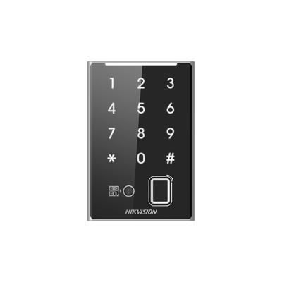 Hikvision DS-K1109EKFB-QR Lecteur de Contrôle d'Accès RFID EM avec Empreinte Digitale, Clavier et Code QR | Lecteur Biométrique Multifonction, RS-485, Wiegand, Bluetooth, IP65, Authentification Carte, Mot de Passe, QR Code et Fingerprint