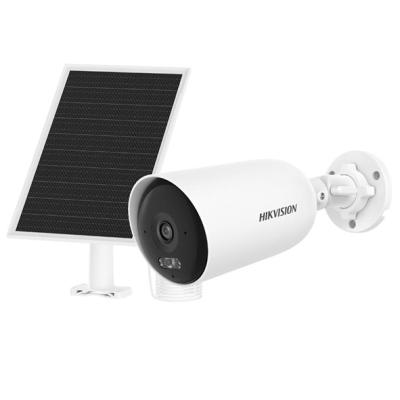 Hikvision DS-2CFS04/4G 2.8mm 4MP - Caméra Bullet IP 4G LTE Sans Câble - Batterie Rechargeable & Panneau Solaire 5W - Détection PIR & IA Humains - Vision Nocturne IR/Couleur - Audio Bidirectionnel - Étanche IP67 - Sécurité Pro