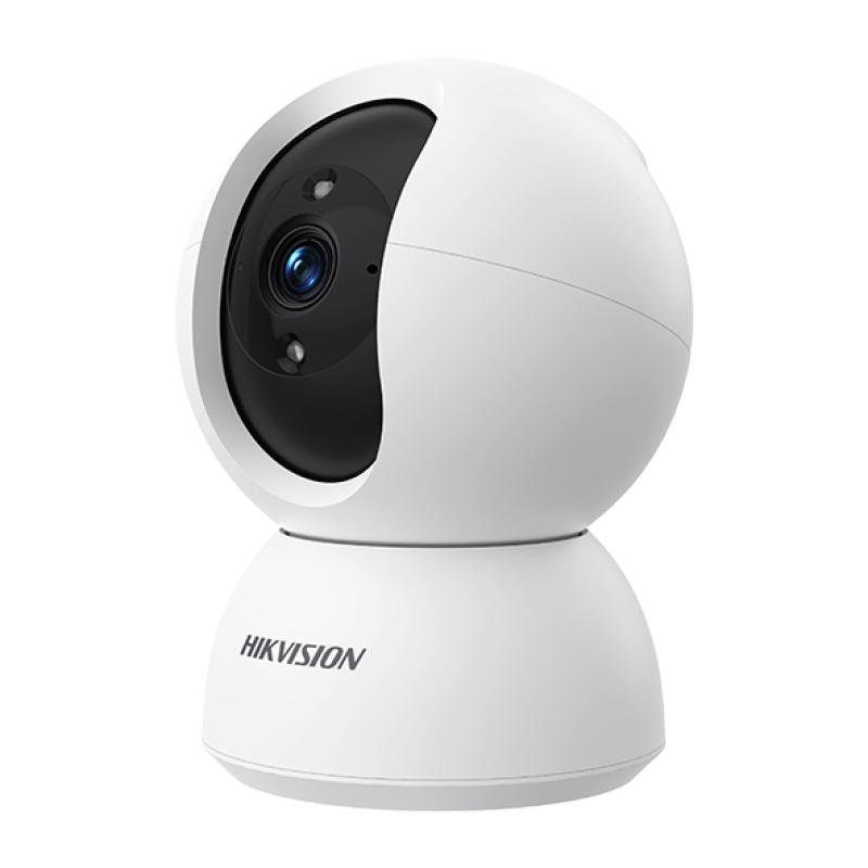 Hikvision DS-2CV2Q21G1-IDW 4mm 2MP (Full HD) - Caméra Dôme IP Intérieure Motorisée 360° WiFi Blanche - Vision Nocturne IR 10m - Audio Bidirectionnel - Détection Mouvement - Stockage MicroSD - Vidéosurveillance Pro