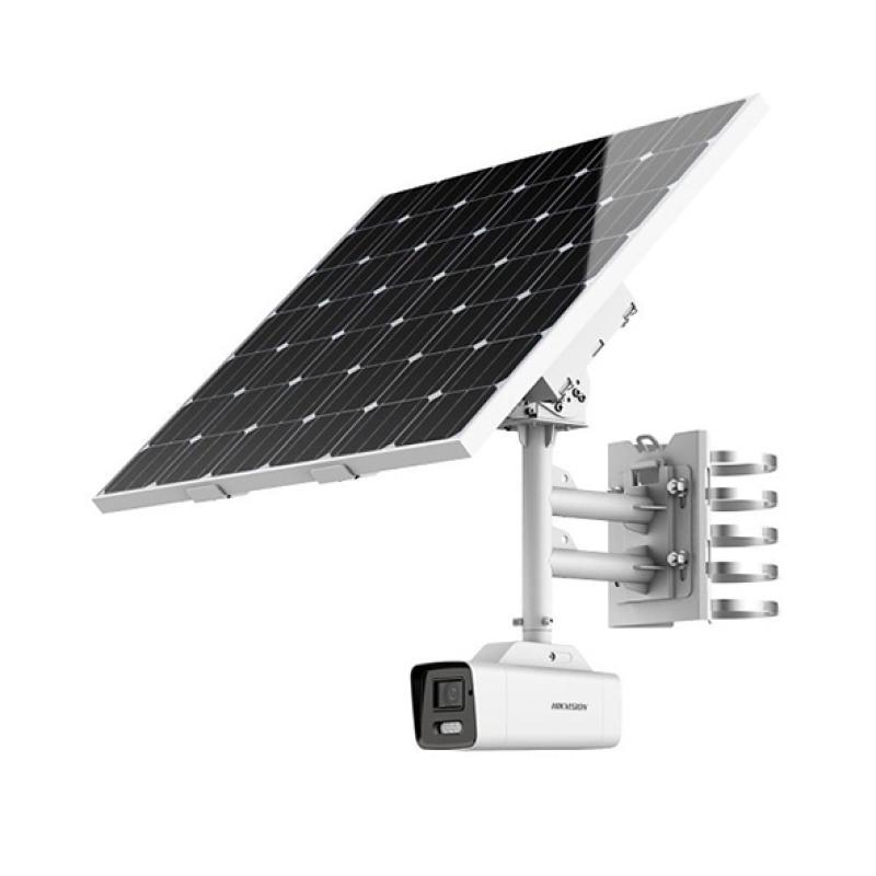 Hikvision DS-2XS6A46G1/P-IZS/C36S80 (2.8-12mm) - Caméra IP Solaire 4G 4MP Varifocale Motorisée - Panneau 80W & Batterie 36Ah - Lecture Plaques LPR/ANPR - DarkFighter 30m - MicroSD IP67 - Autonomie Sites Isolés