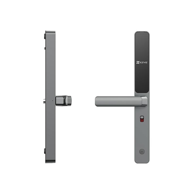 EZVIZ DL06 - Serrure Connectée Intelligente Biométrique - Empreinte Digitale, Code PIN, Carte RFID & Clé - Contrôle Wi-Fi App EZVIZ - Alarme Anti-Sabotage - Sécurité Porte Pro