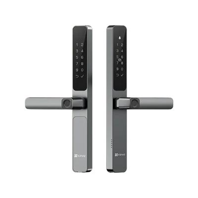 EZVIZ DL06 Pro - Serrure Connectée Biométrique Double Face - Double Scanner Empreinte Intérieur/Extérieur - Wi-Fi Direct - Code PIN, Carte RFID & Clé - Batterie Rechargeable - Sécurité Pro