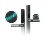 EZVIZ DL06 Pro - Serrure Connectée Biométrique Double Face - Double Scanner Empreinte Intérieur/Extérieur - Wi-Fi Direct - Code PIN, Carte RFID & Clé - Batterie Rechargeable - Sécurité Pro