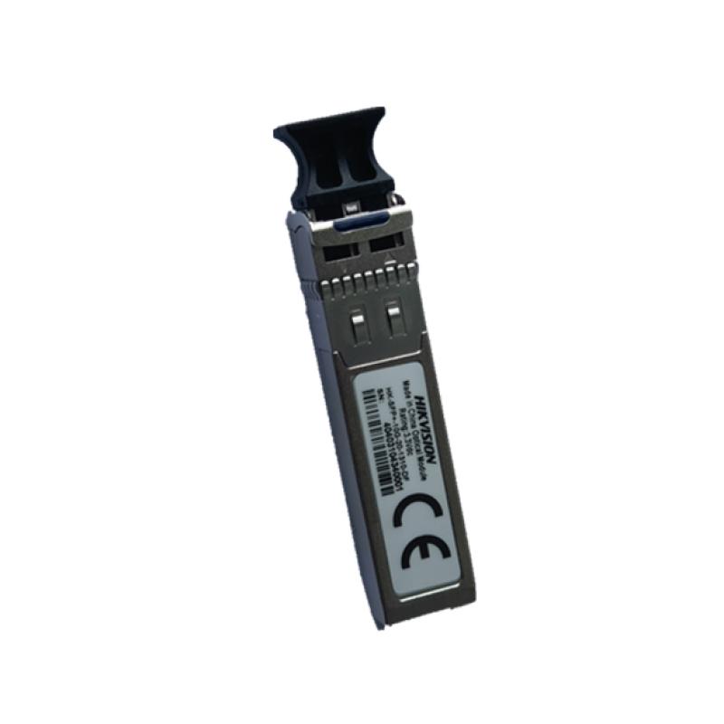 Hikvision HK-SFP+-10G-20-1310-DF - Module Optique Transceiver SFP+ 10 Gbps Monomode 20km (1310nm - LC Duplex) - Support DDM - Hot-Pluggable - Connexion Fibre Longue Distance - Réseau Vidéosurveillance Pro