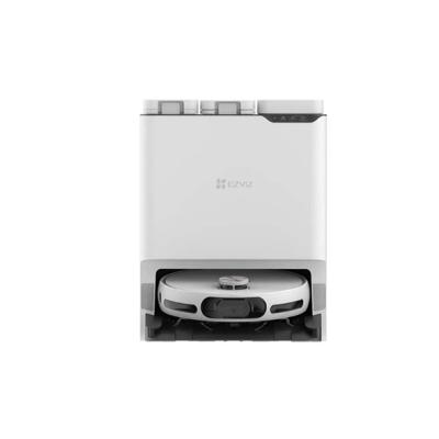 EZVIZ CS-RS20-MAX-TGA2 - Robot Aspirateur Laveur RS20 Max 13000Pa - Station Auto-Nettoyante Eau Chaude 60°C - Brosse Anti-Emmêlement - Navigation Lidar & Caméra IA - Détection Animaux & Tapis - Maison Connectée Pro