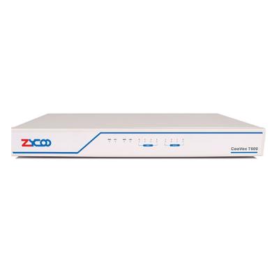 ZYCOO CooVox-T600 - Serveur IP-PBX Modulaire - 600 Utilisateurs / Extensions - 100 Appels Simultanés - 4 Slots d'Extension - Rackable 1U - Standard VoIP Entreprise Pro