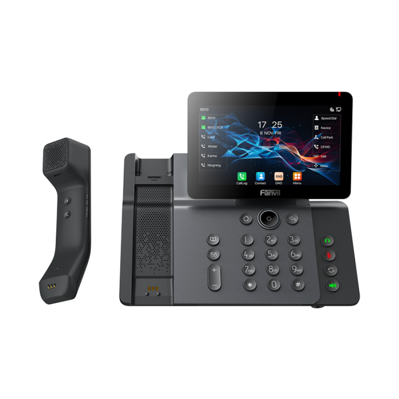 FANVIL V66 Pro - Téléphone IP POE & WI-Fi - 20 Lignes SIP - Ecran 7" - 116 touches Virtuelles DSS - Bluetooth 5.4 - Audio et vidéo conférence (sans alimentation)