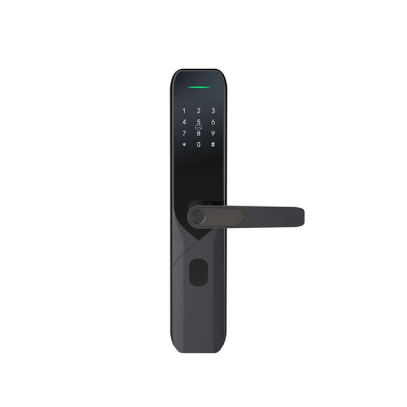 YGS YGS8882-Tuya -Serrure connectée pour résidence Accès par APP, carte M1, empreinte digitale, code passe-bloc, bracelet ou clé
