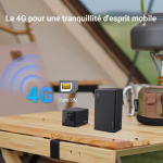 EZVIZ 2K 4G Caméra intérieure sans Fil +Batterie Externe, Mode AOV, Détection de Personne, Carte SD jusqu'à 512 Go (Non Incluse), Vidéo Time-Lapse, Audio Bidirectionnel, Design compacte, CB2 Kit Noir