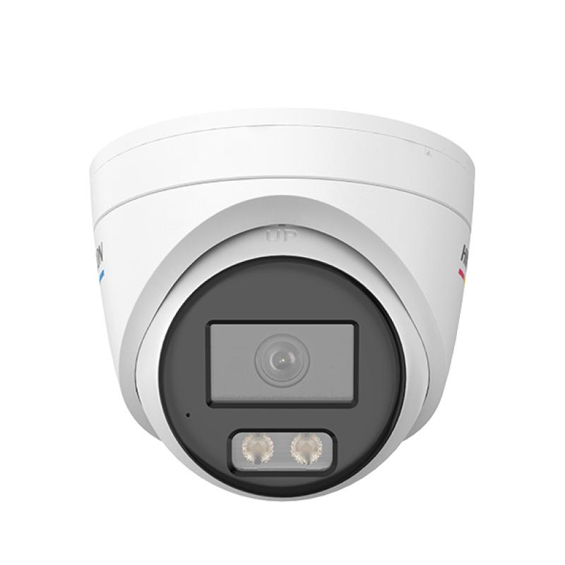 Hikvision DS-2CD1347G3H-LIU (2.8mm) - Caméra IP Turret 4MP ColorVu & Smart Hybrid Light 30m - Série H High-Frame - WDR 120dB - Micro Intégré - MicroSD 512Go - PoE IP67 - Vidéosurveillance Pro