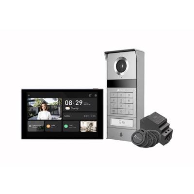 EZVIZ TP9 Pro - Visiophone connecté 4K - Déverrouillage par NFC Tap transformez votre smartphone en badge d'accès - Clavier physique - Détection intelligente