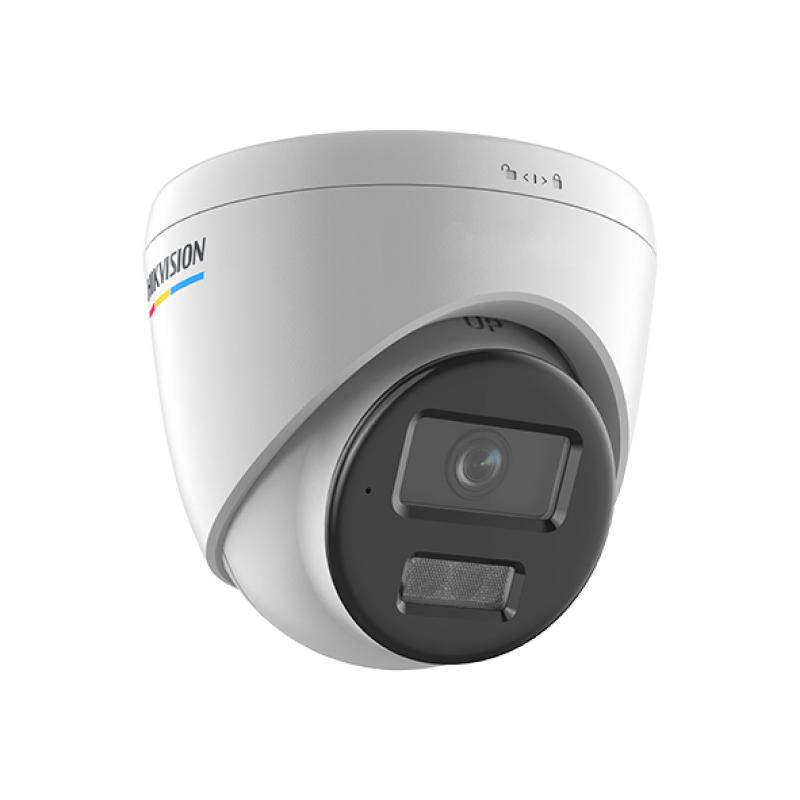 HIKVISION DS-2CD1327G3-LIU- Caméra réseau tourelle fixe ColorVu 3.0 de 2 MP - Audio bidirectionnel via caméra et Hik-Connect - Détection de mouvement- classification des personnes et des véhicules plus précise - Audio