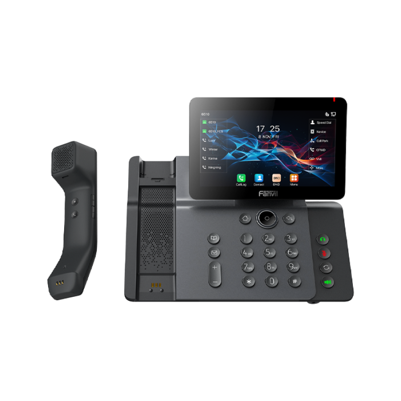 FANVIL V66 Pro - Téléphone IP POE & WI-Fi - 20 Lignes SIP - Ecran 7" - 116 touches Virtuelles DSS - Bluetooth 5.4 - Audio et vidéo conférence (sans alimentation)