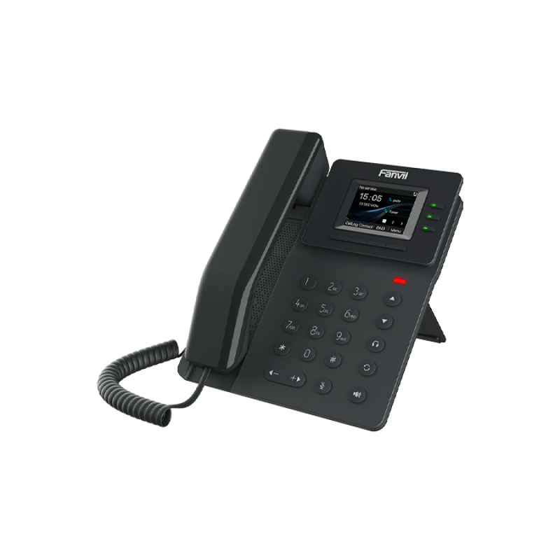 FANVIL V60W - Téléphone IP POE - Wifi & POE - 4 Lignes SIP - 6 Touches DSS - Bluetooth 5.4 - Ecran couleur LCD (sans alimentation)
