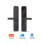 YGS YGS8882-Tuya -Serrure connectée pour résidence Accès par APP, carte M1, empreinte digitale, code passe-bloc, bracelet ou clé