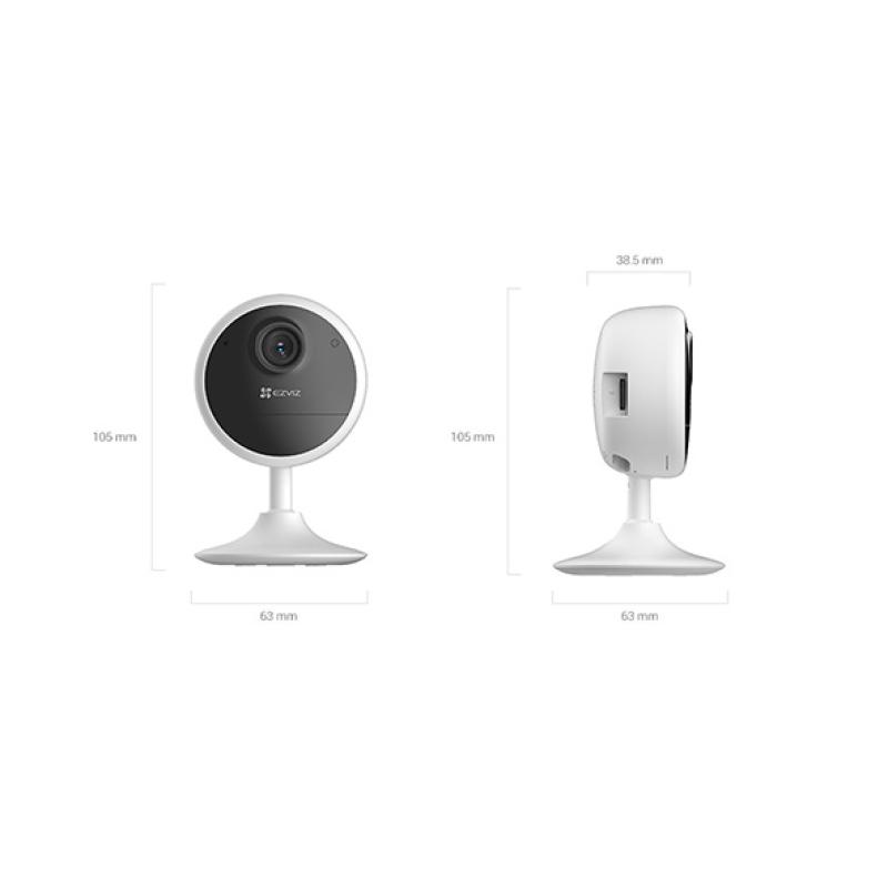 EZVIZ CB1 1080P Camera Surveillance WiFi Intérieur sans Fil sur Batterie 1600mAh, Caméra Bébé WiFi 2.4Ghz, Détection de Personne, 5m Vision Nocturne, Audio Bidirectionnel, Type C, Magnetic Mount