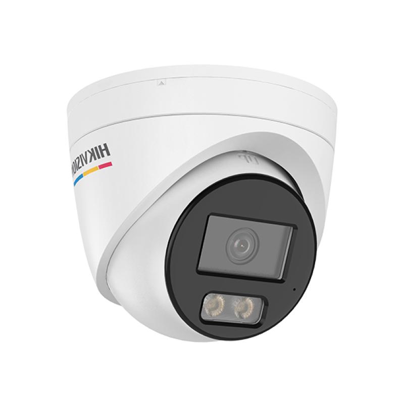 Hikvision DS-2CD1347G3H-LIU (2.8mm) - Caméra IP Turret 4MP ColorVu & Smart Hybrid Light 30m - Série H High-Frame - WDR 120dB - Micro Intégré - MicroSD 512Go - PoE IP67 - Vidéosurveillance Pro