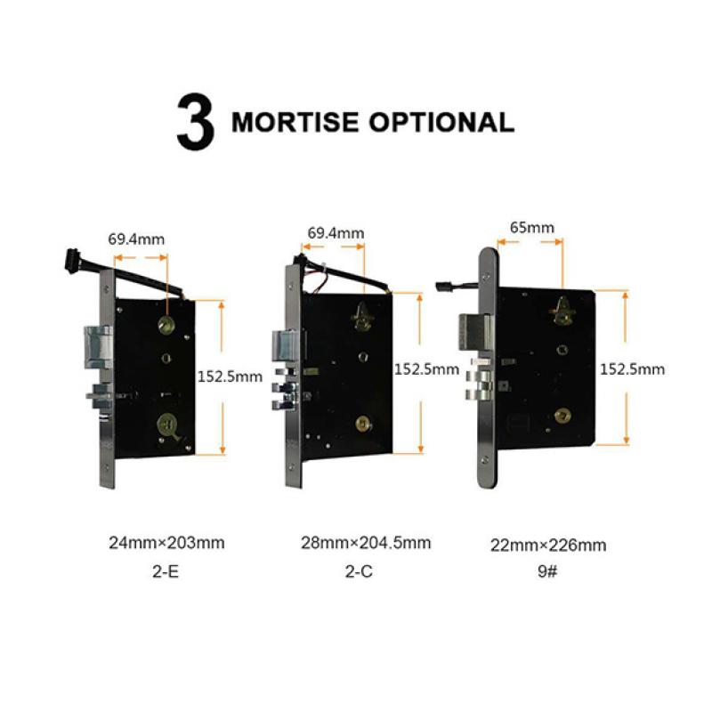 YGS-9951 - Serrure électronique hôtelière - Ouverture par carte RFID - Design premium