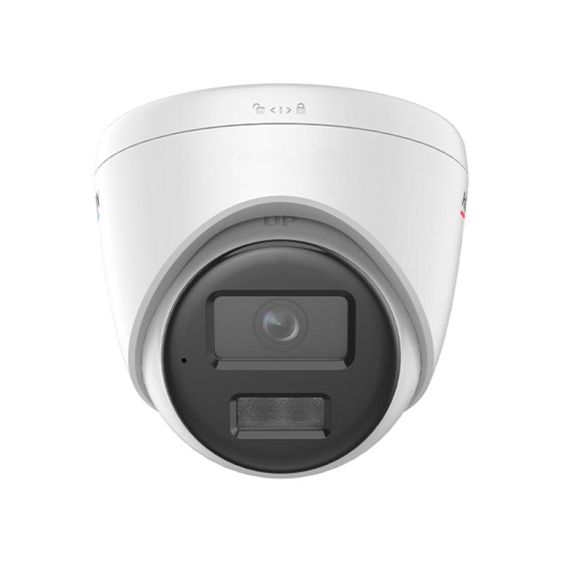 HIKVISION DS-2CD1327G3-LIU- Caméra réseau tourelle fixe ColorVu 3.0 de 2 MP - Audio bidirectionnel via caméra et Hik-Connect - Détection de mouvement- classification des personnes et des véhicules plus précise - Audio