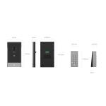 Visiophone Connecté EZVIZ TP7 2K (3MP) - Écran Tactile 7" Wi-Fi - Installation 2 Fils - Déverrouillage Portail via Smartphone - Détection Humaine IA - Vision Nocturne - Badges RFID Inclus - Kit Interphone Vidéo Intelligent Maison Connectée