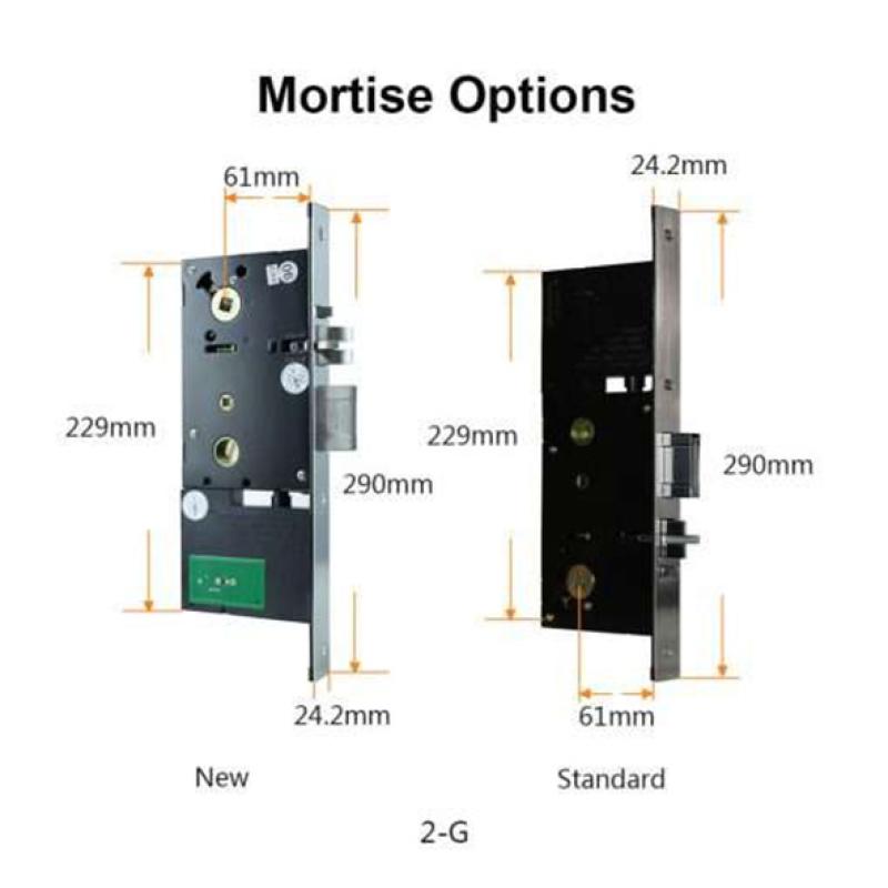 YGS-9959- Serrure électronique hôtelière - Ouverture par carte RFID - Design moderne et ultra-fin