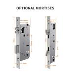 YGS-9939- Serrure électronique hôtelière - Ouverture par carte RFID - Design moderne acier inoxydable 304 résistant à la corrosion