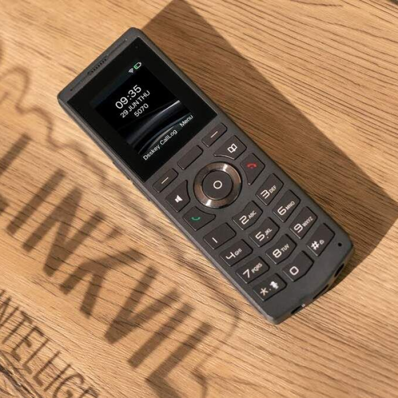 Fanvil LINKVIL W610D - Combiné DECT pour base Fanvil LINKVIL W710D - Téléphone IP - Écran couleur 2" (240 x 320) - Voix HD et réduction du bruit