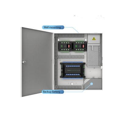 HIKVISION DS-K2708X Contrôleur d'accès - Prend en charge le contrôle à 8 portes. Il est formé de 2 modules d'accès DS-K2M002X, et d'un contrôleur d'accès à 4 portes - conception de câblage de redondance en aval RS-485.