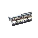 PANNEAU DE BRASSAGE 24 PORTS RJ45 blindé CAT6A FTP - 19"
