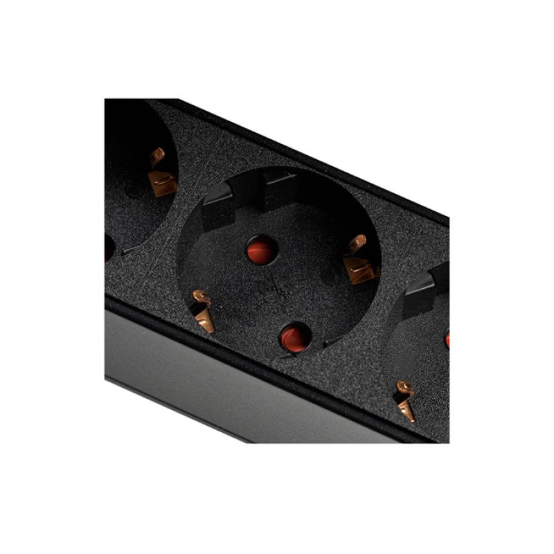 BOFFAC - PDU - Bandeau électrique - Multi-prise Rackable 8 trous avec interrupteur EU 19" pour boite (baie) informatique - Norme internationale
