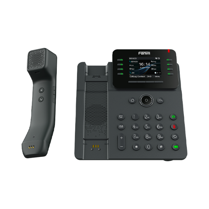 FANVIL V62 Pro - Téléphone IP POE - visiophone et interphone pour maison et bâtiment - touche pour ouverture de porte - 6 touches DSS programmables - Bluetooth et Wifi via Dongle - Audioconférence à 6 participants (sans alimentation)
