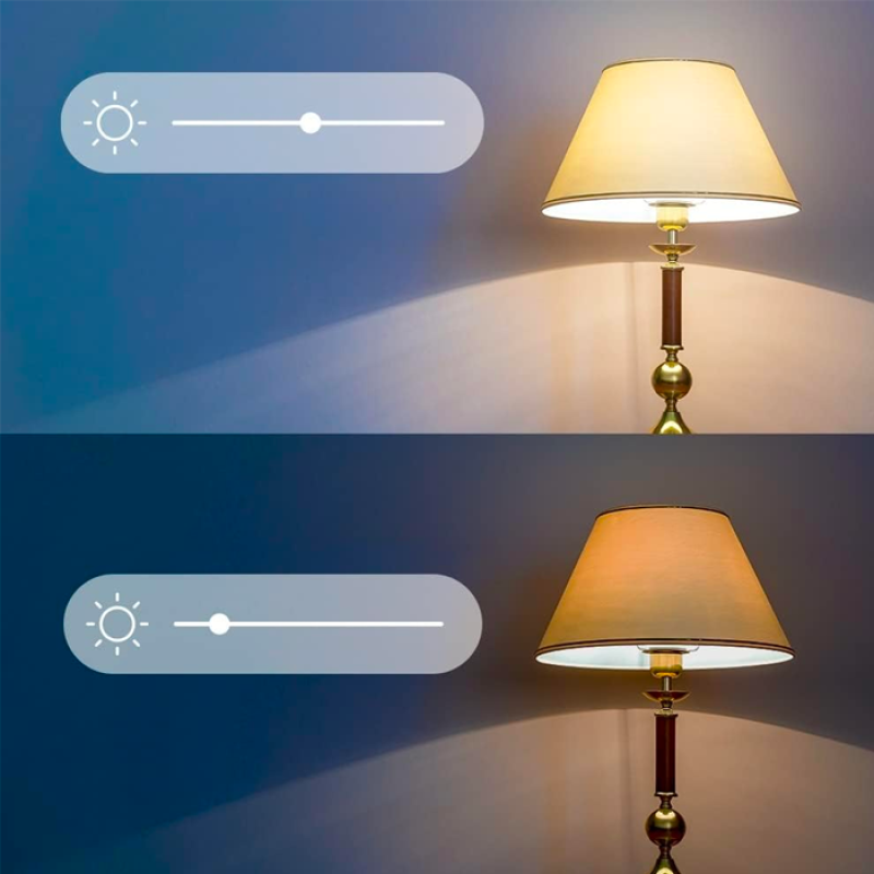 Lot de 10 Ampoules LED E27 économique (8W) durable et Smart (Wi-Fi) à intensité variable - 16 Millions de couleurs - Compatible Avec Alexa, Google Home - EZVIZ LB1 Color