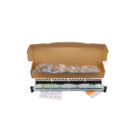 PANNEAU DE BRASSAGE 24 PORTS RJ45 blindé CAT6A FTP - 19"