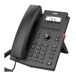 FANVIL X301P - Téléphone IP POE - interphone pour maison et bâtiment - touche pour ouverture de porte - 2 Lignes SIP