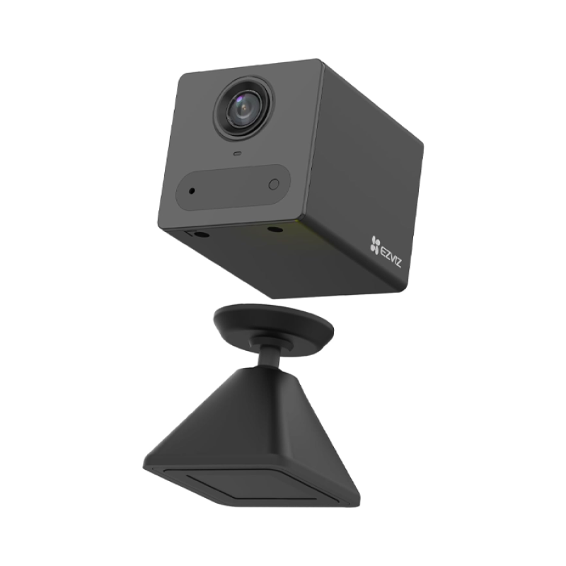 EZVIZ CB2 1080P Caméra Surveillance WiFi Interieur sans Fil sur Batterie 2000mAh, Caméra Bébé WiFi 2.4Ghz, Détection de Personne, 5m Vision Nocturne, Audio Bidirectionnel, Type C, Magnetic Mount Noir