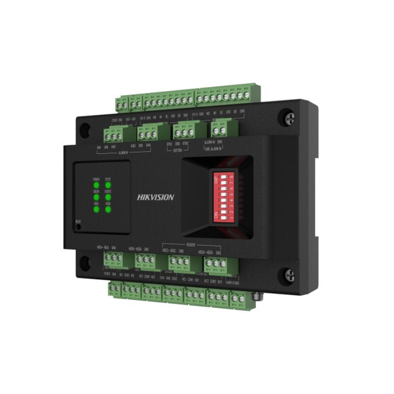 HIKVISION DS-K2M002X - Module d'extension de porte - Prend en charge le contrôle de deux portes, Connexion possible au contrôleur d'accès via RS-485