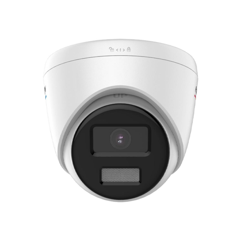 HIKVISION DS-2CD1367G2-LUF 2.8mm - Caméra de surveillance - Caméra réseau à tourelle fixe ColorVu & Audio MD 2.0 6 MP - Imagerie colorée 24h/24 et 7j/7 - Résistant à l'eau et à la poussière (IP67) micro SD (carte mémoire)