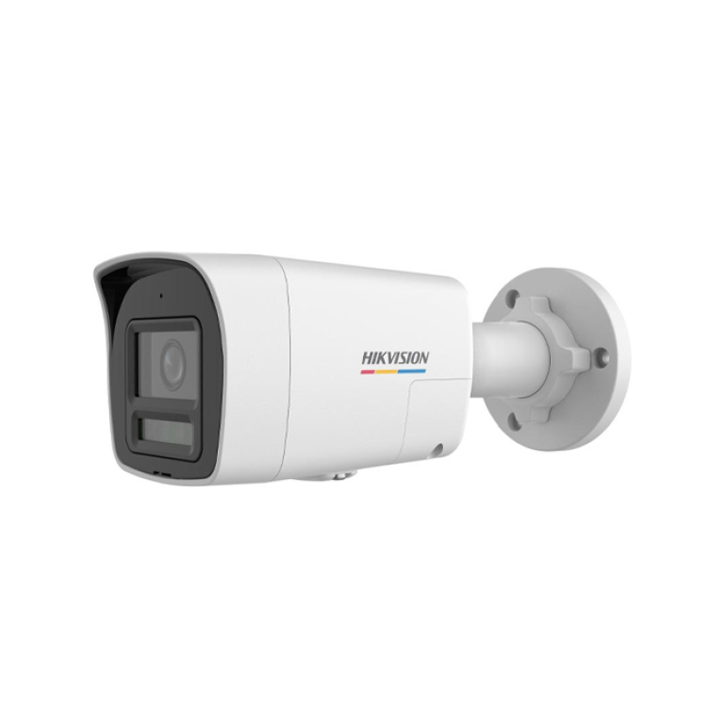 HIKVISION DS-2CD1067G2H-LIUF/SL 2.8mm Caméra réseau Bullet fixe ColorVu 6 MP avec lumière hybride intelligente - Imagerie colorée 24h/24 et 7j/7 - Résistant à l'eau et à la poussière (IP67) - micro SD (carte mémoire)