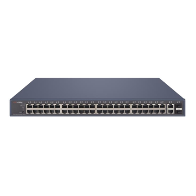 HIKVISION DS-3E1552P-SI - Switch - Commutateur POE intelligent Gigabit 48 ports - Gigabit PoE, 2 ports Gigabit RJ45, 2 ports fibre optique