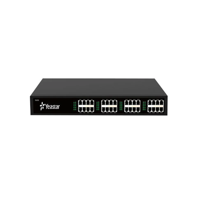 Yeastar TA3200 - Passerelle Analogique VoIP - 32 Ports FXS - Adaptateur téléphonique analogique avec 32 ports FXS, pour convertir la ligne analogique en réseau IP