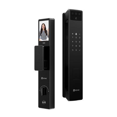 EZVIZ Y3000FVP- Reconnaissance faciale 3D- Reconnaissance des veines de la paume (sans contact)- Caméra intégrée + écran intérieur- Empreinte digitale- Code PIN- Contrôle via application mobile- Clé mécanique (secours)