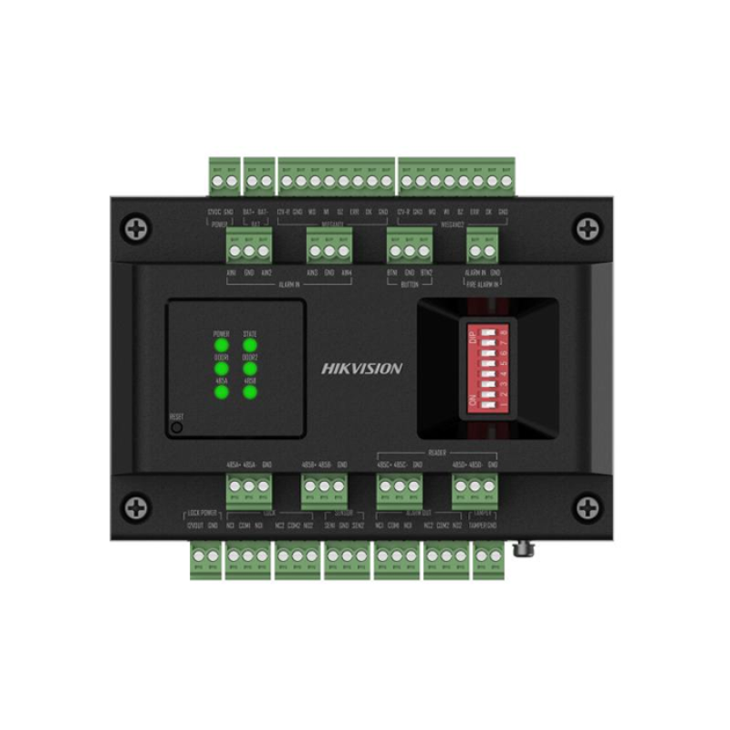 HIKVISION DS-K2M002X - Module d'extension de porte - Prend en charge le contrôle de deux portes, Connexion possible au contrôleur d'accès via RS-485