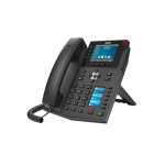 Téléphone IP haut de gamme PoE FANVIL X5U - Écran couleur 480X320 de 3,5 pouces - t 4 touches de ligne avec lumière LED, 16 lignes SIP