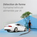EZVIZ HB8c - 4MP - HB8 Lite Wi-FI - 4MP 2K+ Caméra de surveillance connectée, Caméra de sécurité d'extérieur sans fil, vision nocturne en couleur, détection humaine, détection de véhicule, audio bidirectionnel