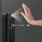 EZVIZ Y3000FVP- Reconnaissance faciale 3D- Reconnaissance des veines de la paume (sans contact)- Caméra intégrée + écran intérieur- Empreinte digitale- Code PIN- Contrôle via application mobile- Clé mécanique (secours)