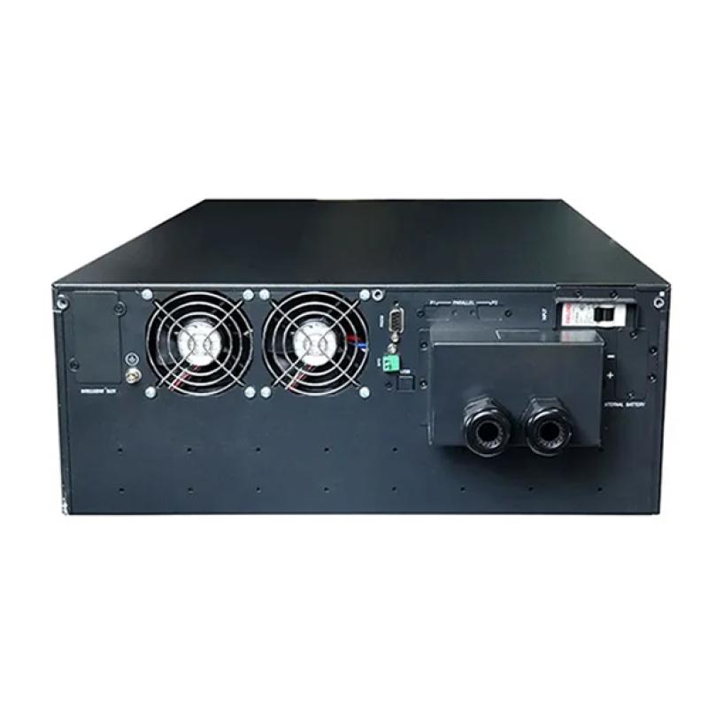 Onduleur On-line Double Conversion INVT HR1110XS 6kVA / 6kW - Format Rack - Monophasé - Facteur de Puissance PF=1.0 - Batteries Incluses (16x 12V/9Ah) - Protection Serveurs & Data Center - Écran LCD - Autonomie Optimisée