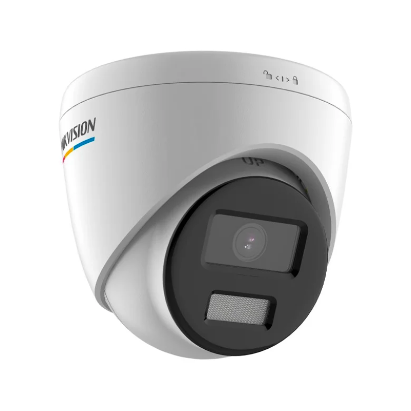 HIKVISION DS-2CD1327G2-LUF 2.8mm - Camera IP - Dome ( Tourelle ) 2MP ColorVu & Audio -Résistant à l'eau et à la poussière (IP67) - micro SD (carte mémoire)