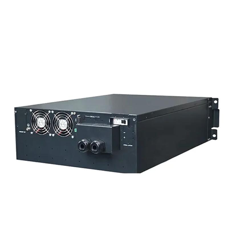 Onduleur On-line Double Conversion INVT HR1110XS 6kVA / 6kW - Format Rack - Monophasé - Facteur de Puissance PF=1.0 - Batteries Incluses (16x 12V/9Ah) - Protection Serveurs & Data Center - Écran LCD - Autonomie Optimisée