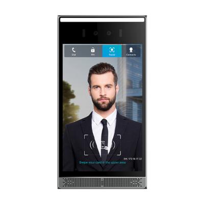 Platine de Rue Vidéo SIP Fanvil i68 - Interphone Écran Tactile 8" - Contrôle d'Accès Biométrique : Reconnaissance Faciale, RFID, Code PIN, QR Code - Caméra HD - Étanche IP65 & Antivandale IK07 - Compatible ONVIF