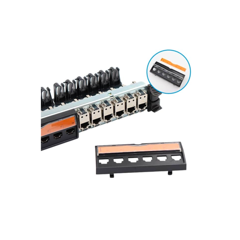 PANNEAU DE BRASSAGE 24 PORTS RJ45 blindé CAT6A FTP - 19"